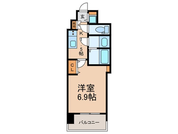 スプランディッド天王寺Ⅲの物件間取画像